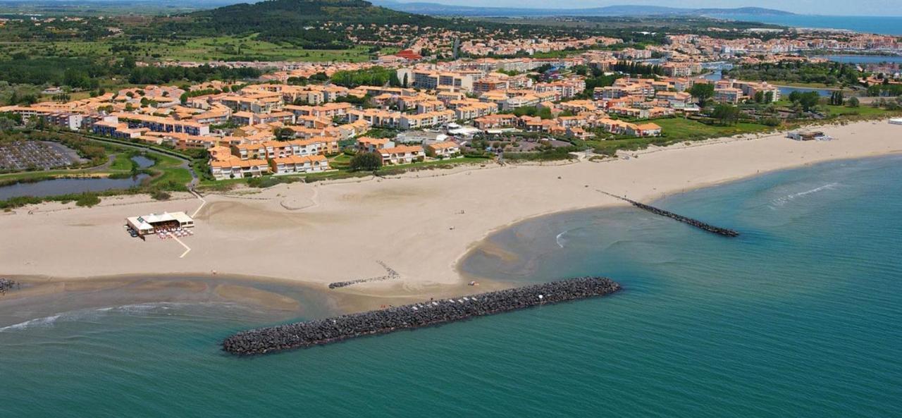 Studio 6 pers, vu imprenable sur les bateaux Agde Extérieur photo